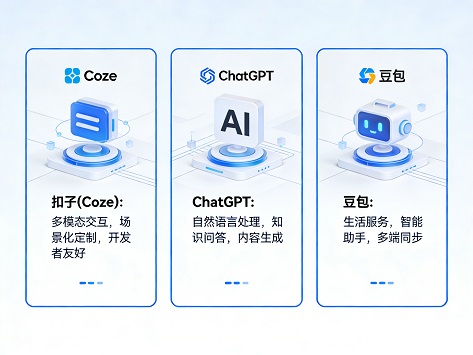扣子 Coze 与 ChatGPT 核心区别对比：定位、功能、生态与使用门槛全解析