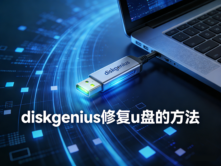 diskgenius怎么修复u盘