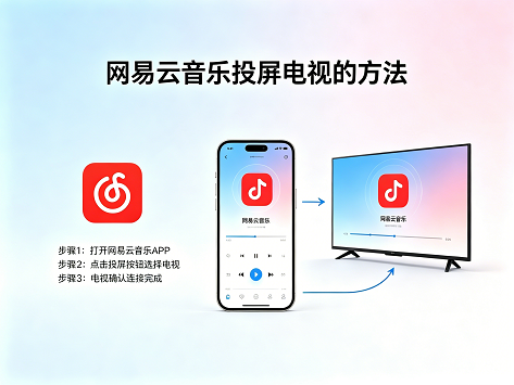 网易云音乐投屏电视的方法