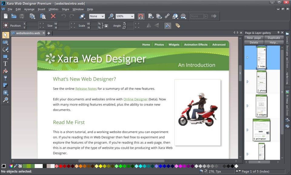 Xara Web Designer